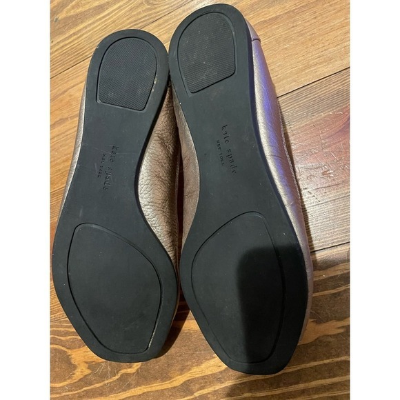 Kate Spade Champagne Bindi Peep Toe Flat, size 10 - Picture 10 of 10